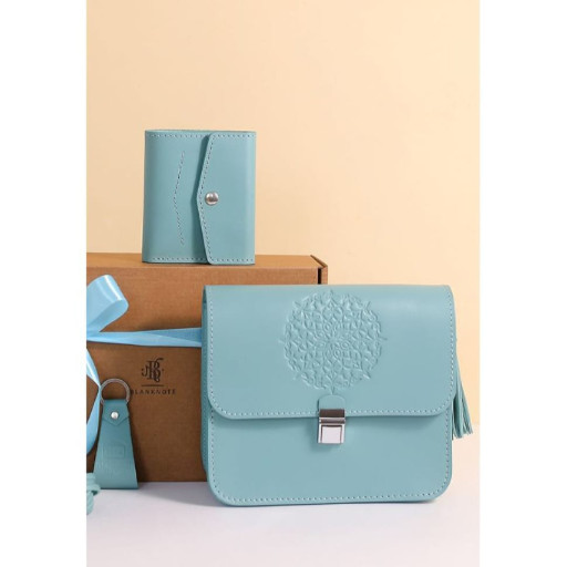 Жіночий подарунковий набір шкіряних аксесуарів Лілу Тіффані