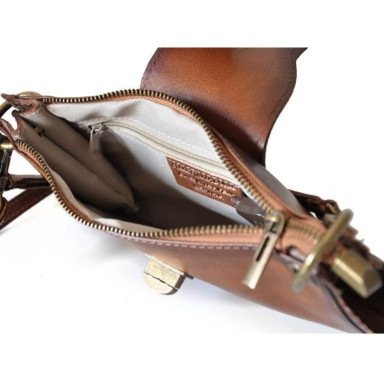 Pratesi BPA336 - Woman Bag Pontremoli in cow leather Bruce White
