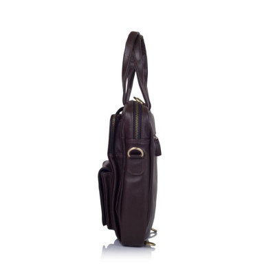 Leather men's bag GC-7266-2md TARWA