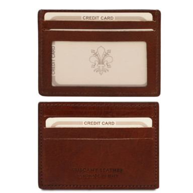 Exclusive leather credit/business card holder Tuscany TL14805
