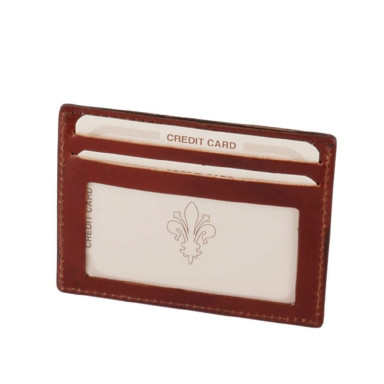 Exclusive leather credit/business card holder Tuscany TL14805