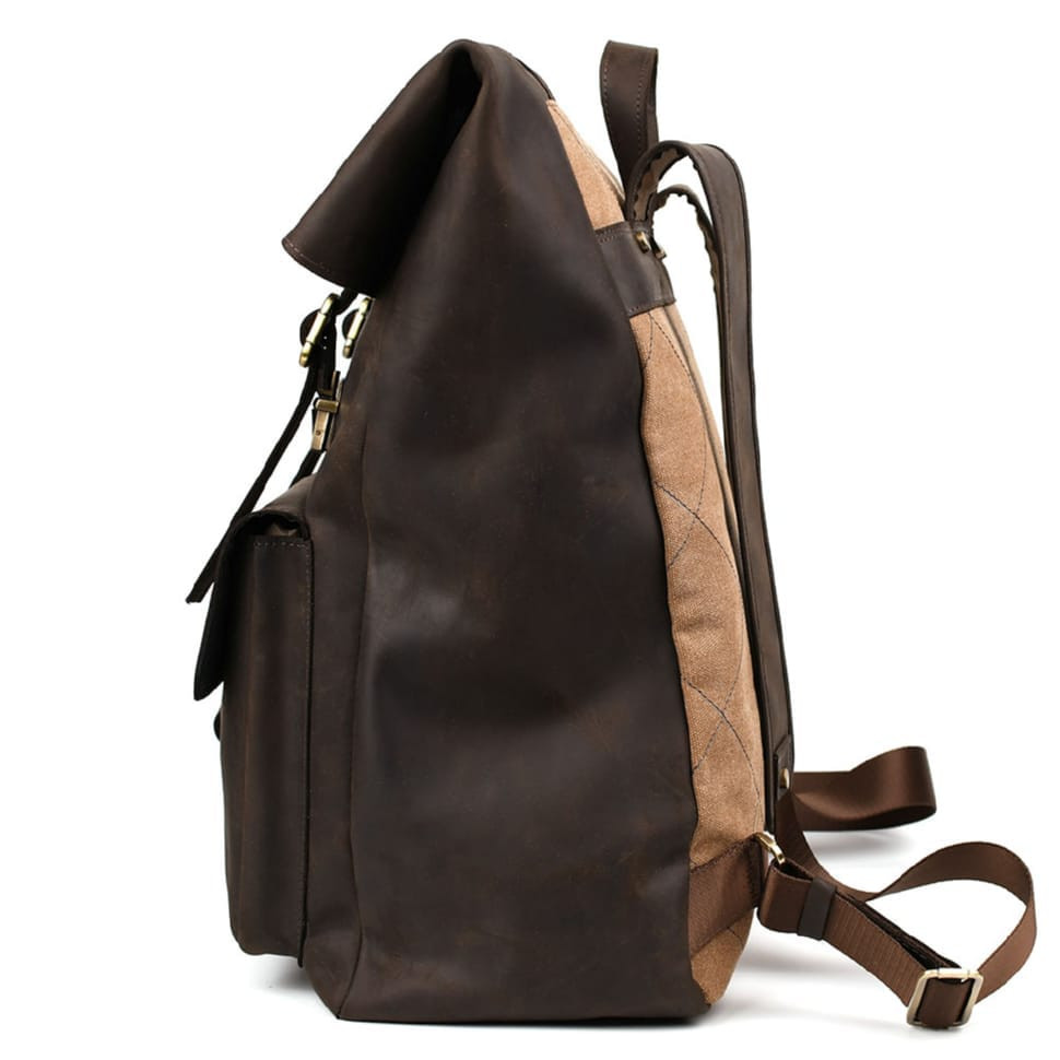 Брутальний рюкзак з кінської шкіри P3171 Tiding