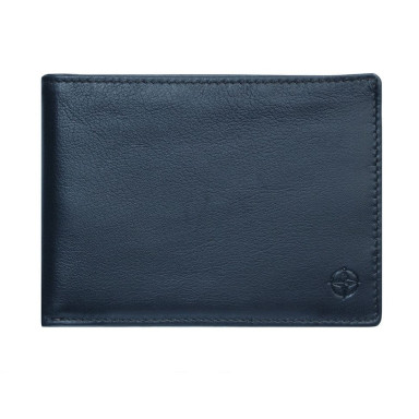 Leather wallet Cortina 5085 navy blue