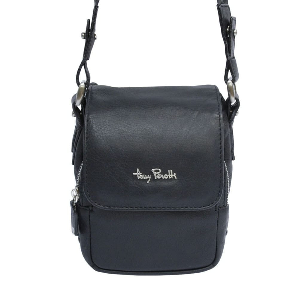 Сумка шкіряна Contatto 9027-12,5 чорний