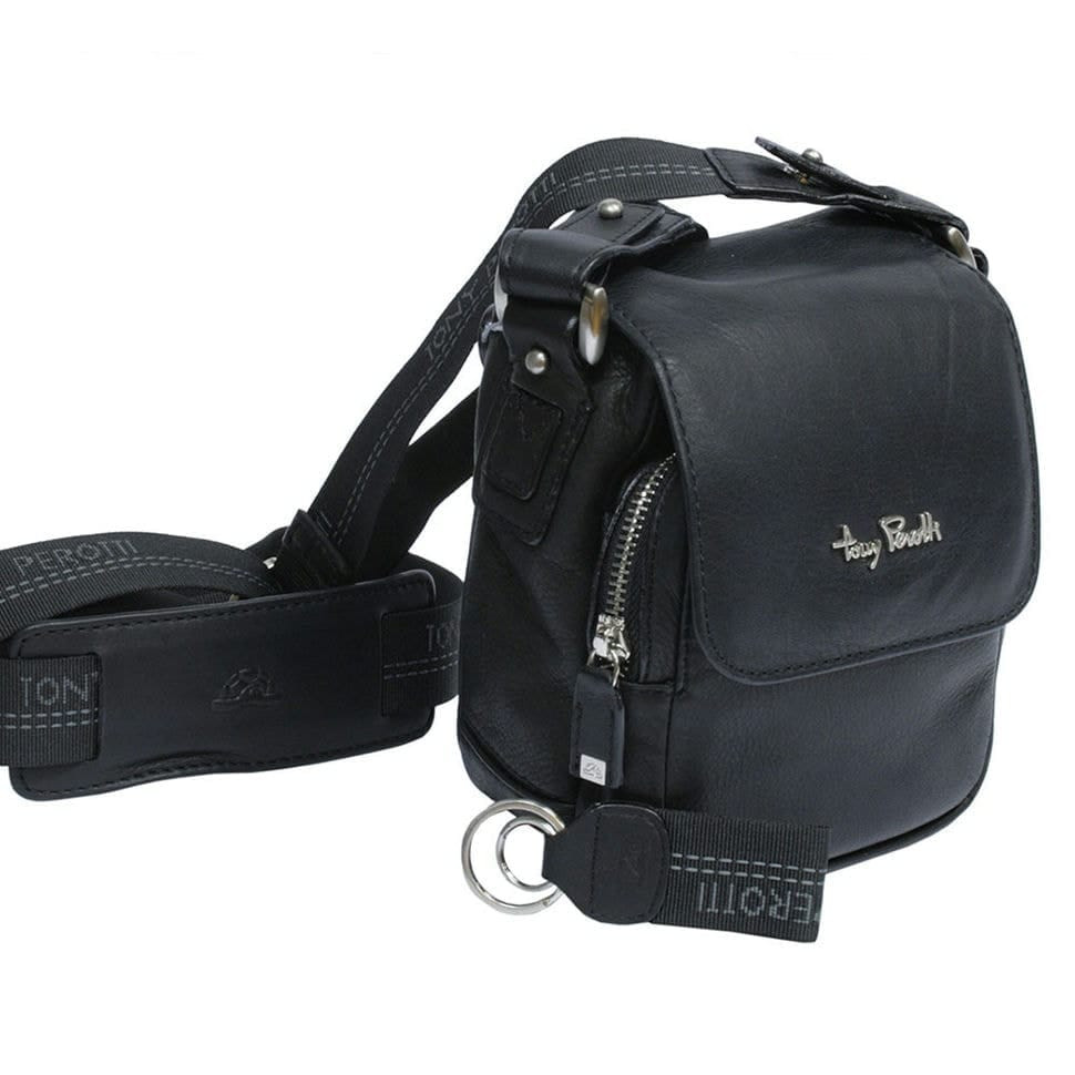 Сумка шкіряна Contatto 9027-12,5 чорний