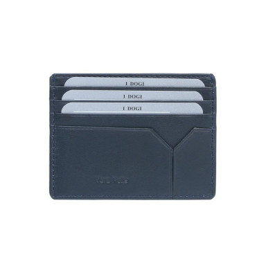 Кредитница кожаная Cortina 5043 navy синий