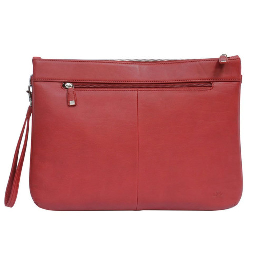 Папка для паперів шкіряна Contatto 9708 rosso червоний