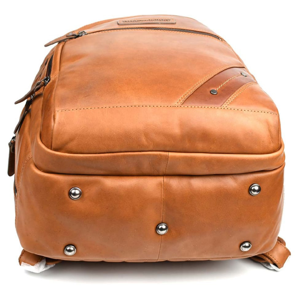 Великий шкіряний рюкзак HILL BURRY HB4013B 52см