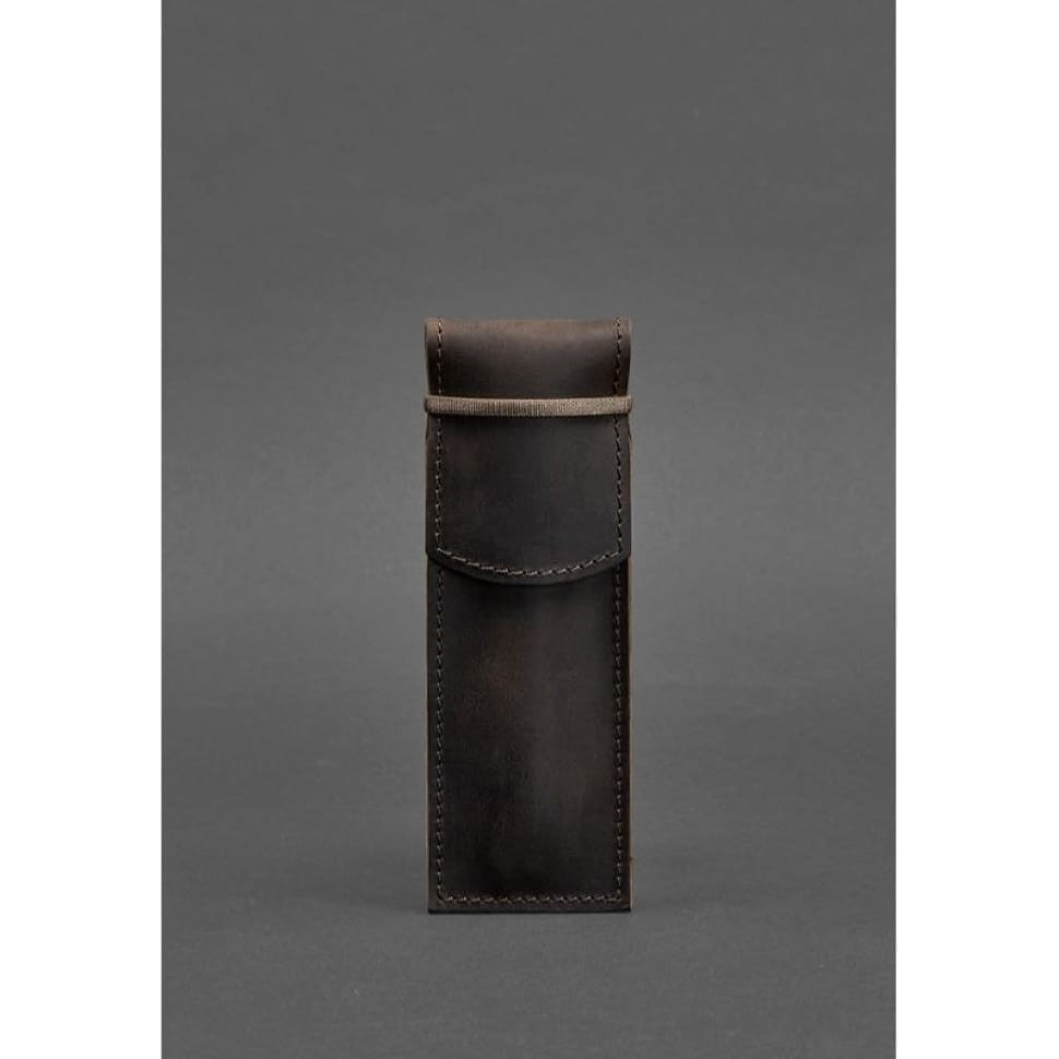 Шкіряний чохол для ручок 1.0 темно-коричневий