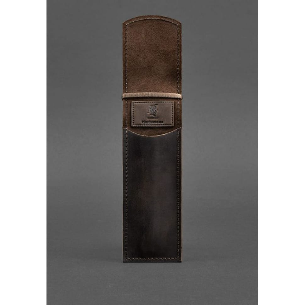 Шкіряний чохол для ручок 1.0 темно-коричневий