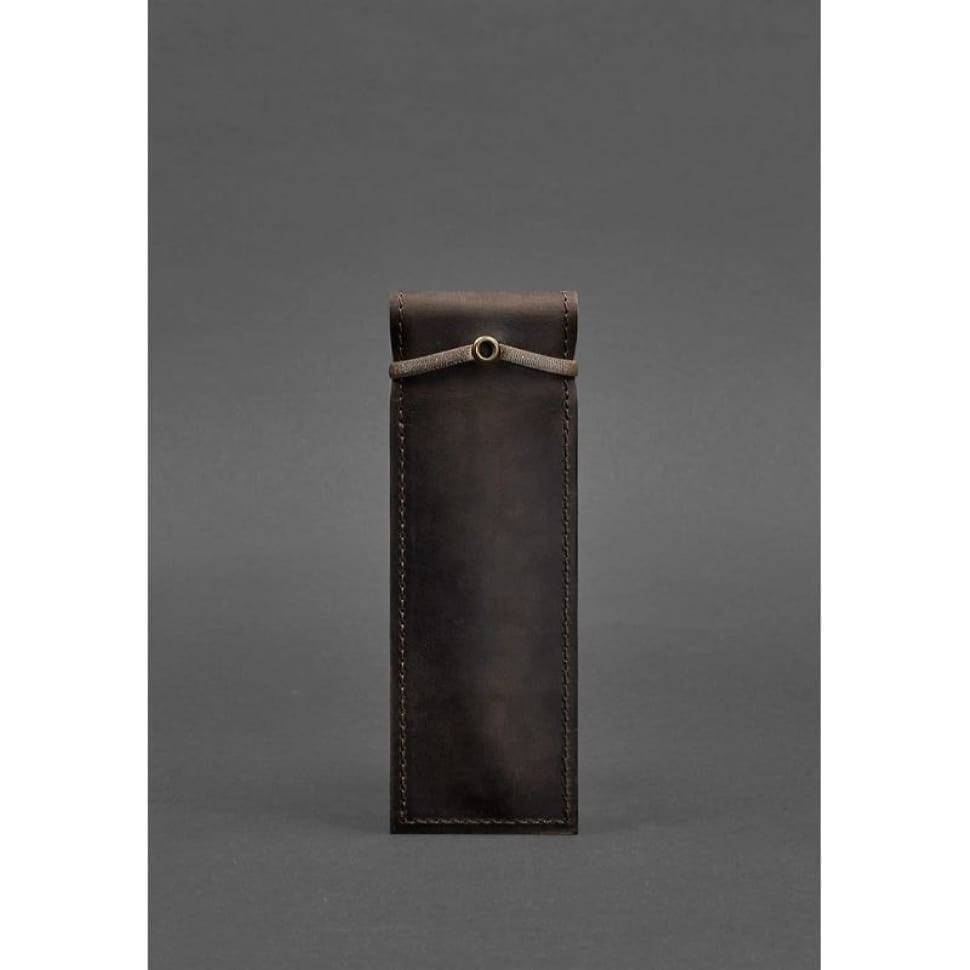 Шкіряний чохол для ручок 1.0 темно-коричневий