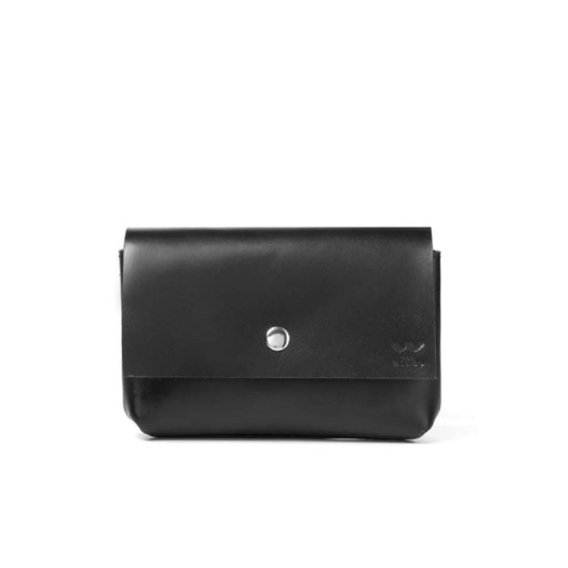 Шкіряна поясна сумка Playday чорна