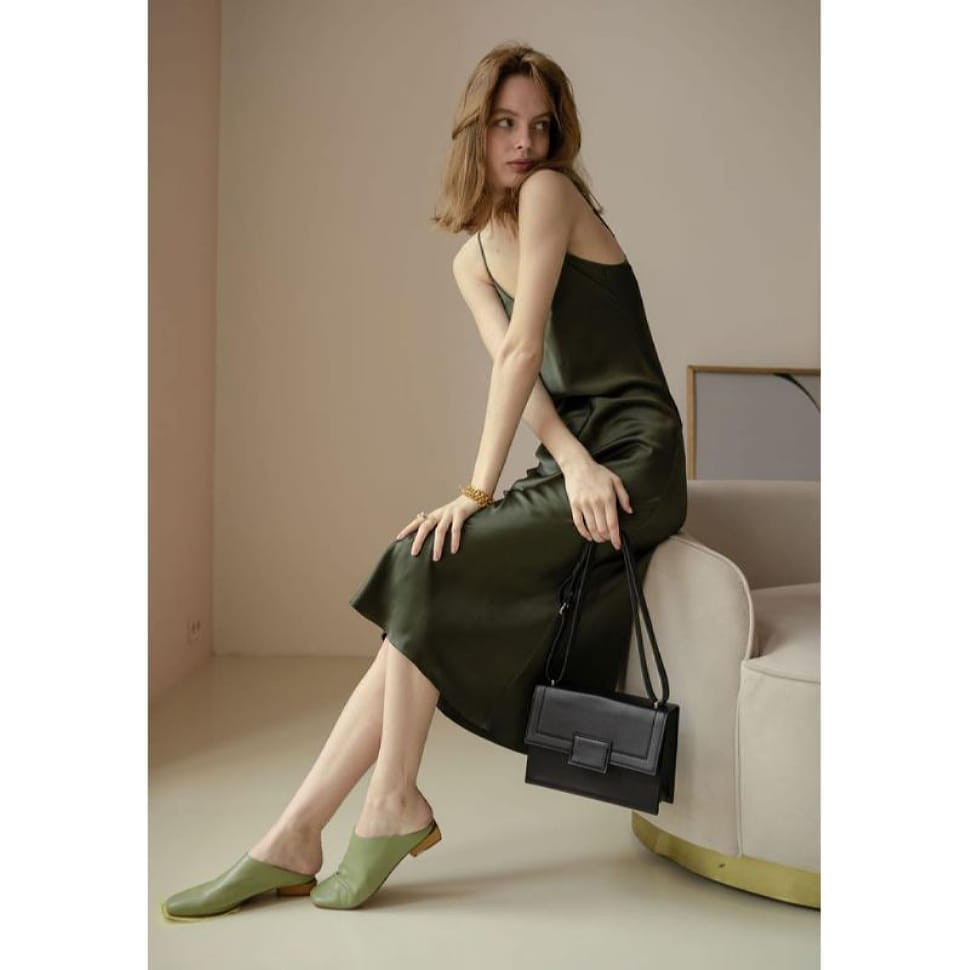 Жіноча шкіряна сумка Kelly чорна