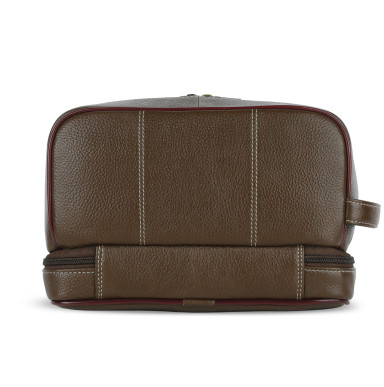 Hammonds Flycatcher TC4003 Brushwood Leather Toiletry Bag (Brown)