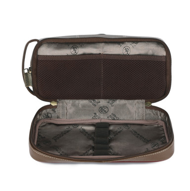 Hammonds Flycatcher TC4003 Brushwood Leather Toiletry Bag (Brown)