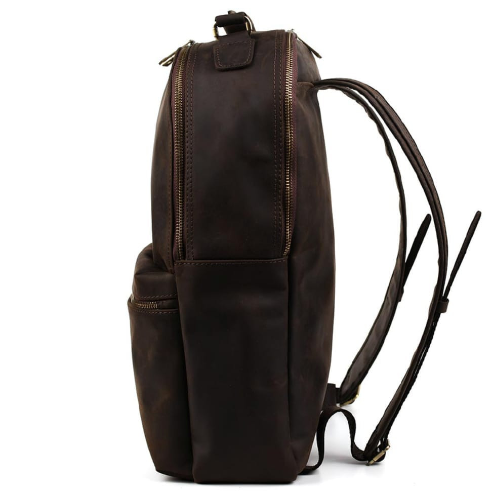 Чоловічий рюкзак з натуральної шкіри TARWA (Україна) RC-4445-4lx 