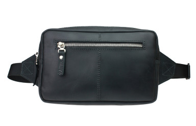 Fanny pack for the waist on the shoulder 106-1 (26) black