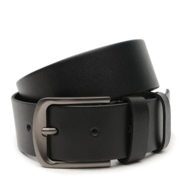 Широкий Мужской кожаный ремень 4,5 см V1125GX22-black