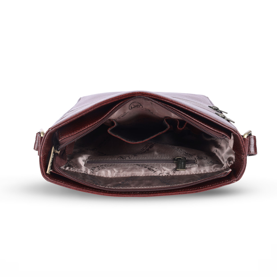 Чоловіча сумка через плече шкіряна Hammonds Flycatcher SB1164 Brown (Коричневий)