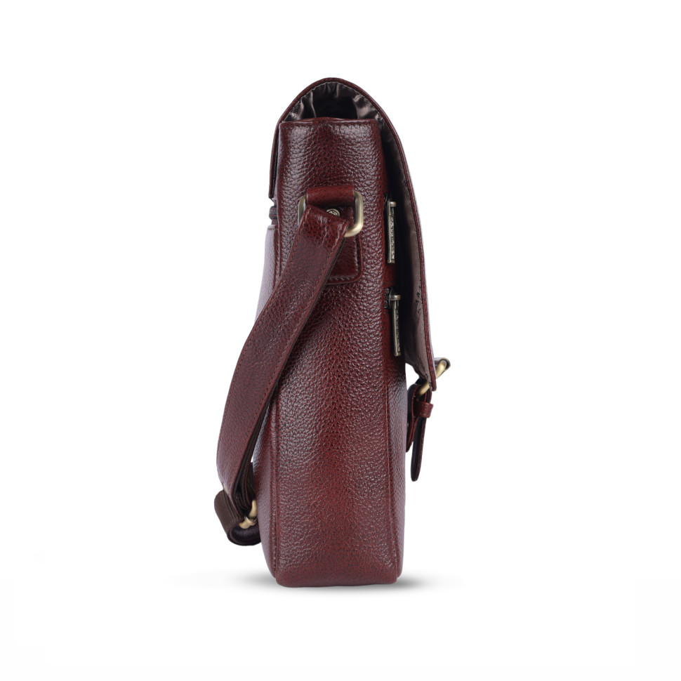 Чоловіча сумка через плече шкіряна Hammonds Flycatcher SB1164 Brown (Коричневий)