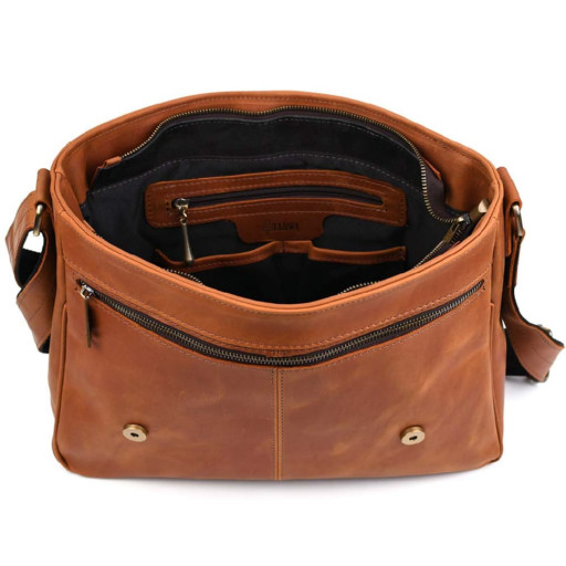 Шкіряна сумка через плече для ноутбука та документів RB-7022-3md TARWA