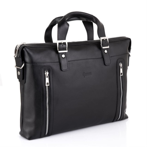 Сумка з гладкою натуральної шкіри 