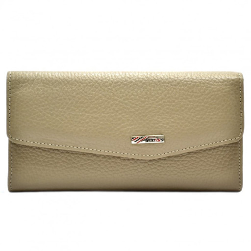 Гаманець жіночий шкіряний Desisan 113-283 бежевий флотар