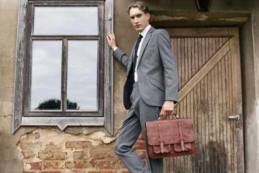 Шкіряний портфель-рюкзак - A Midsummer Night's Dream - коньячно-коричневий матовий колір - Time Resistance 5197301