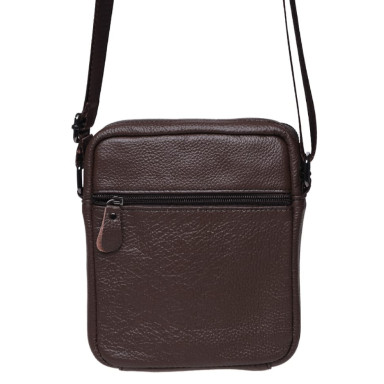 Мужская кожаная сумка Borsa Leather K11169a-brown