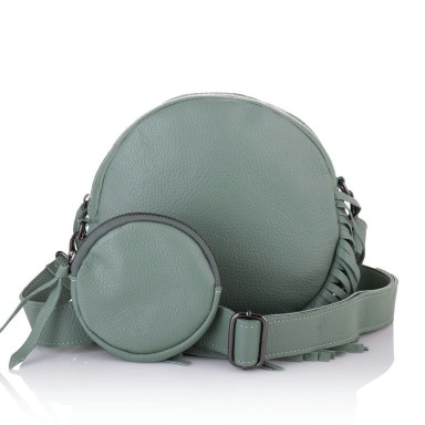 Virginia Conti Italy leather bag for women - Art02765olive