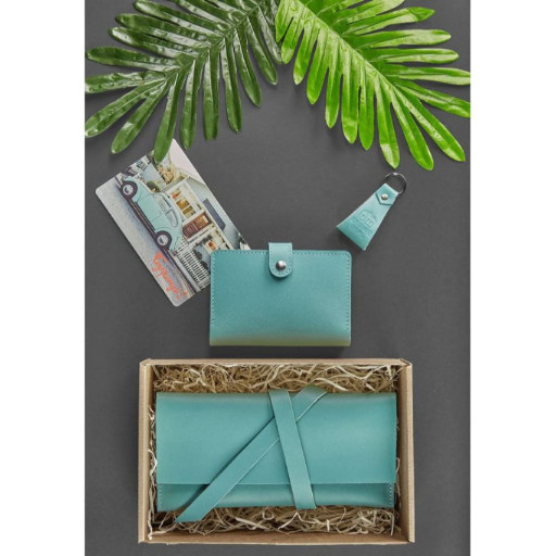 Набір шкіряних аксесуарів для мандрівника Тіффані