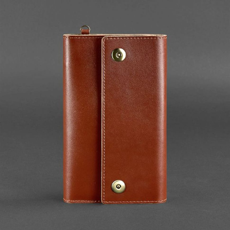 Кожаный клатч-органайзер (Тревел-кейс) 5.0 светло-коричневый