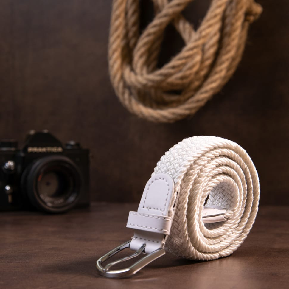 Текстильний жіночий ремінь класика Vintage 20545