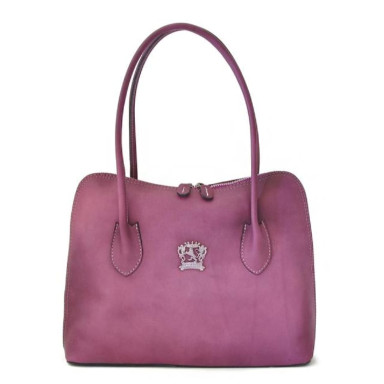 Pratesi BVI463 - Shoulder Bag Talla in cowhide leather Bruce Violet