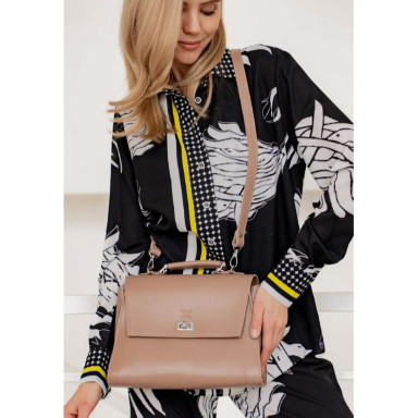 Womens leather bag Classic caramel crust