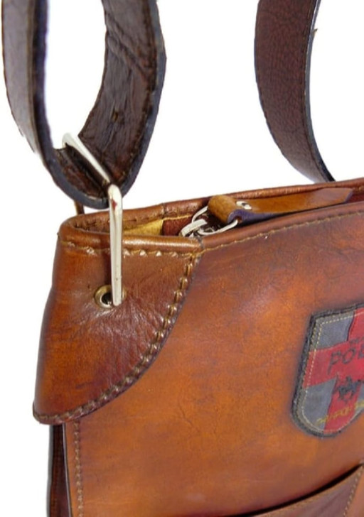 Pratesi BBL181 - Cross Body Bag Bakem в шкіряній kožeній Bruce Blue