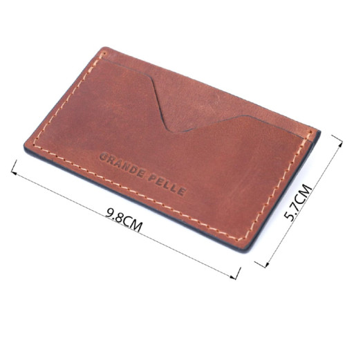 Гарний картхолдер із натуральної шкіри з тисненням під крокодила KARYA 21206 Бежевий