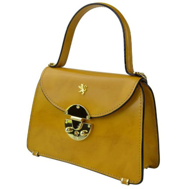 Pratesi RSE285/M - Veneziano R285/M Lady Bag in cow leather Veneziano R285/M Mustard