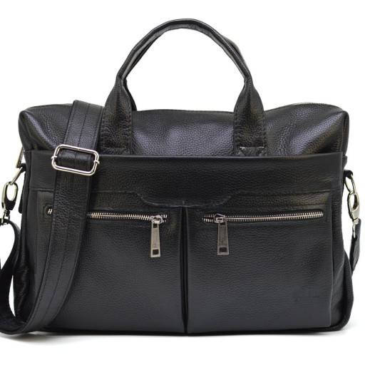 Сумка для ноутбука чорна чоловіча м'яка TARWA FA-7122-4lx