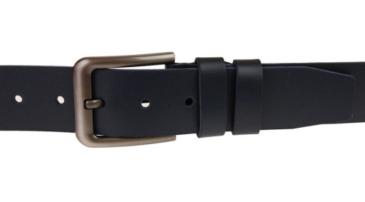 Ремінь чоловічий шкіряний джинсовий SULLIVAN 112-66 (7) 115-150 см синій