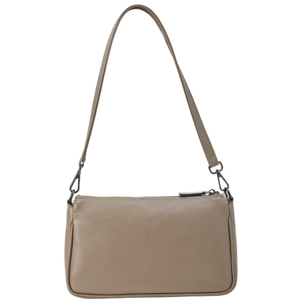 Сумка жіноча шкіряна Desisan 7501-283 бежевий флотар