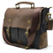 Мужская сумка-портфель кожа+парусина RCG-3960-4lx от украинского бренда TARWA