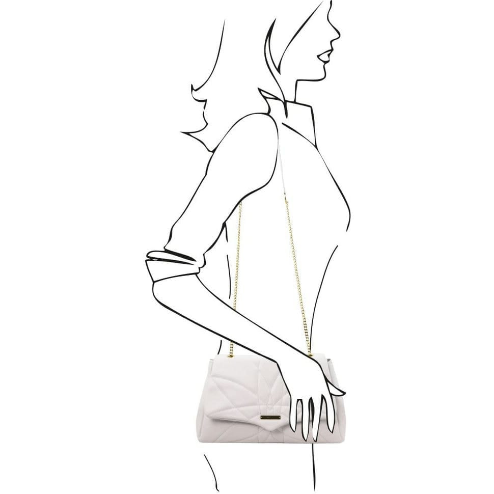 Жіноча м'яка шкіряна плечова сумка Тоскана TL142004 TL сумка