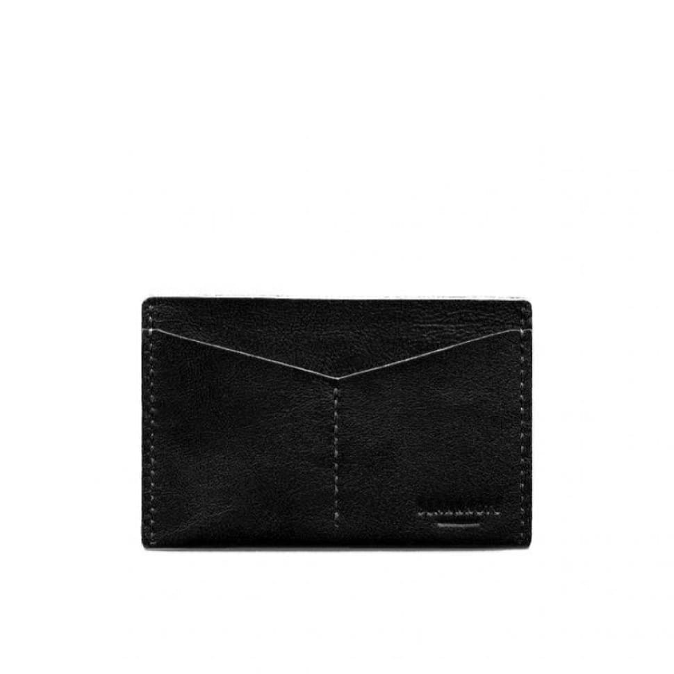 Leather document organizer cover 6.2 black crust