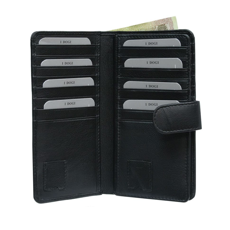 Шкіряне портмоне Cortina 5074 nero чорний