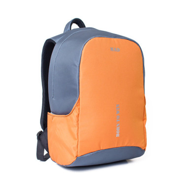 Modern BOOSTER Laptop Backpack Orange & Grey by MAD™