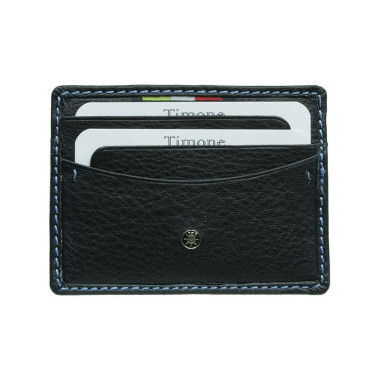 Кредитница кожаная Timone 11043 nero черный