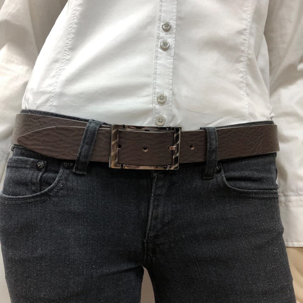 Шкіряний ремень 108/35 moro коричневий TONY PEROTTI