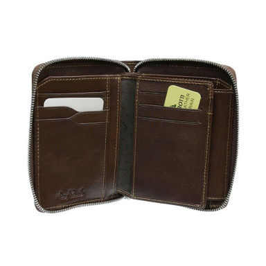 Leather wallet Nevada 3767 moro brown