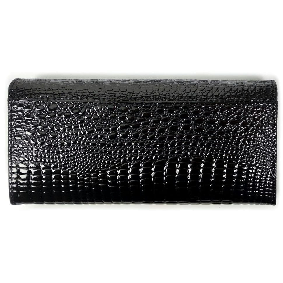 Жіночий чорний місткий клатч FL-ASIF-826HA